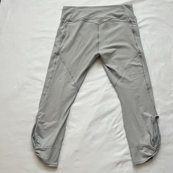 Fabletics PureLuxe High-Waisted Twist 7/8 Legging Size XL Gray - Picture 6 of 7